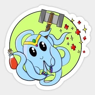 Octopus Cleric - Dungeons and Dragons Sticker